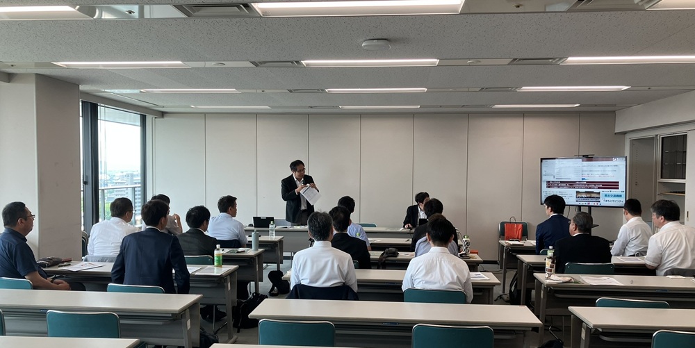 第4回交通政策研修会（熊本視察）の様子